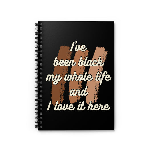 Been Black Spiral Notebook - Ruled Line