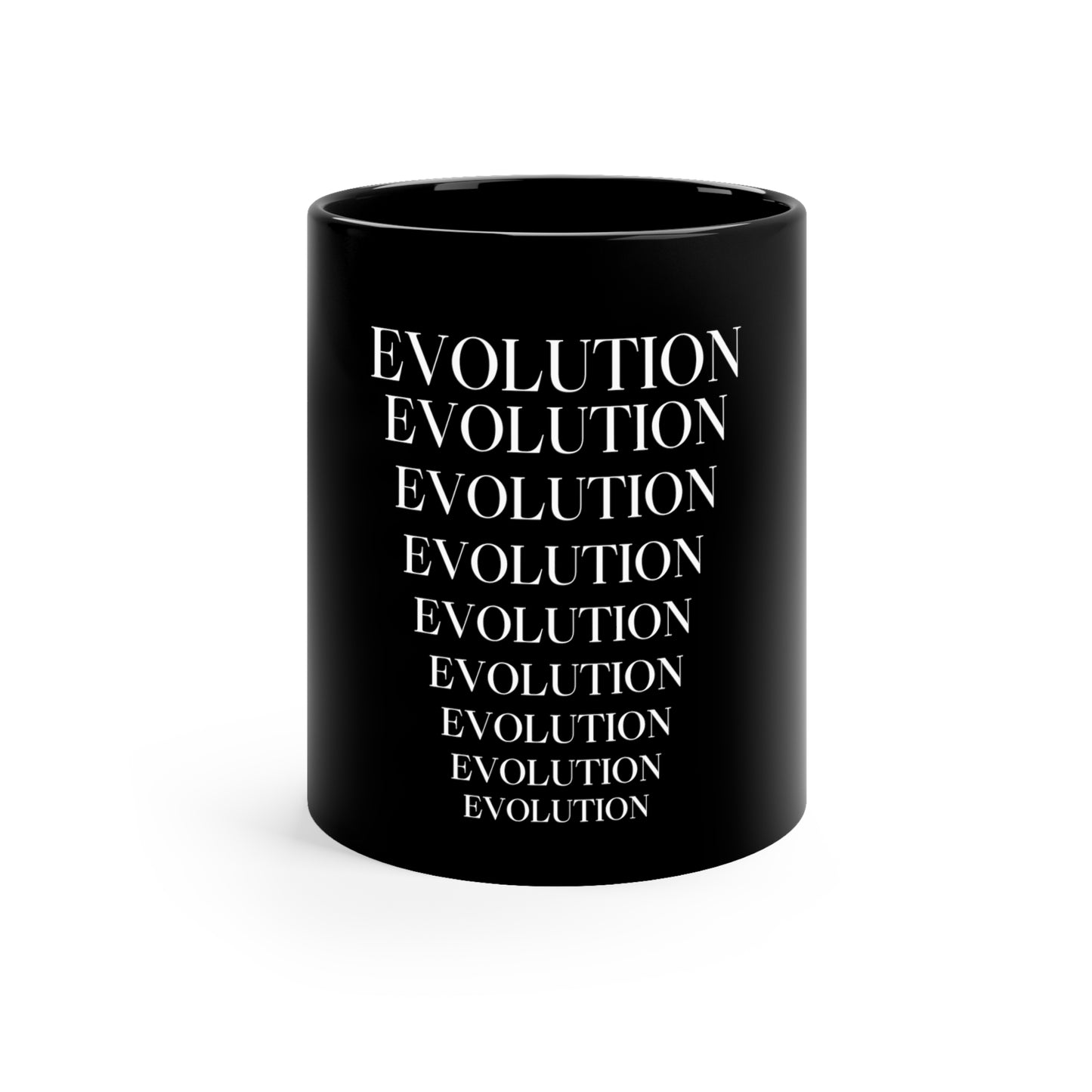 Evolution 11oz Black Mug
